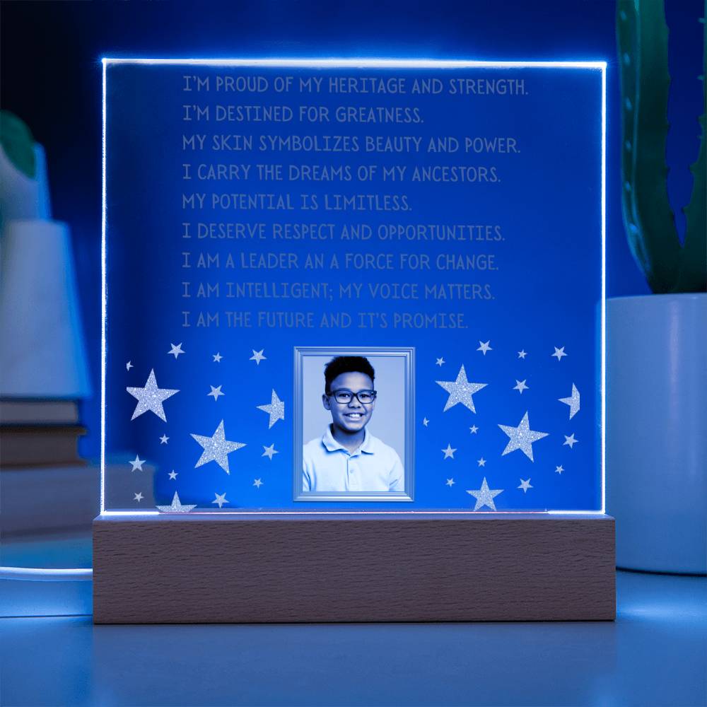 I Am A Leader LED Acrylic Nightlight