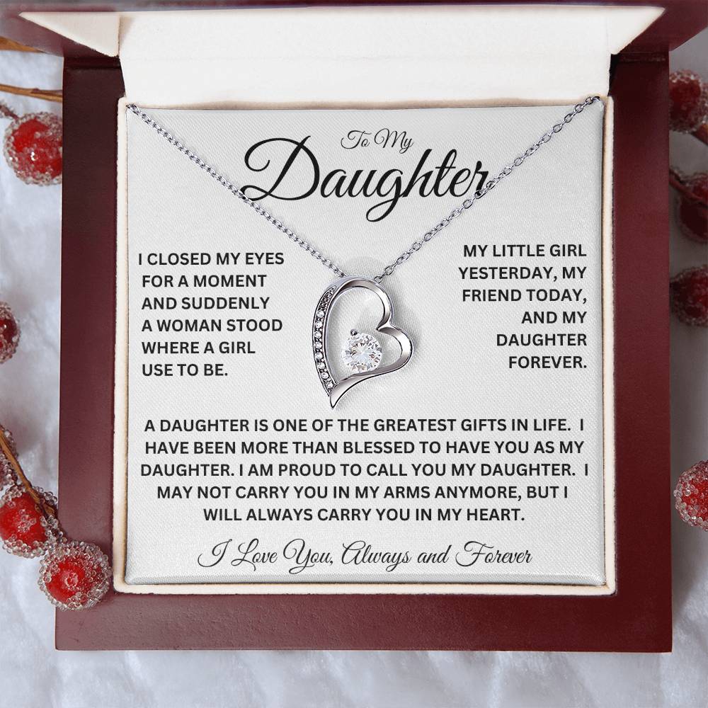 Daughter - My Daughter Forever Necklace