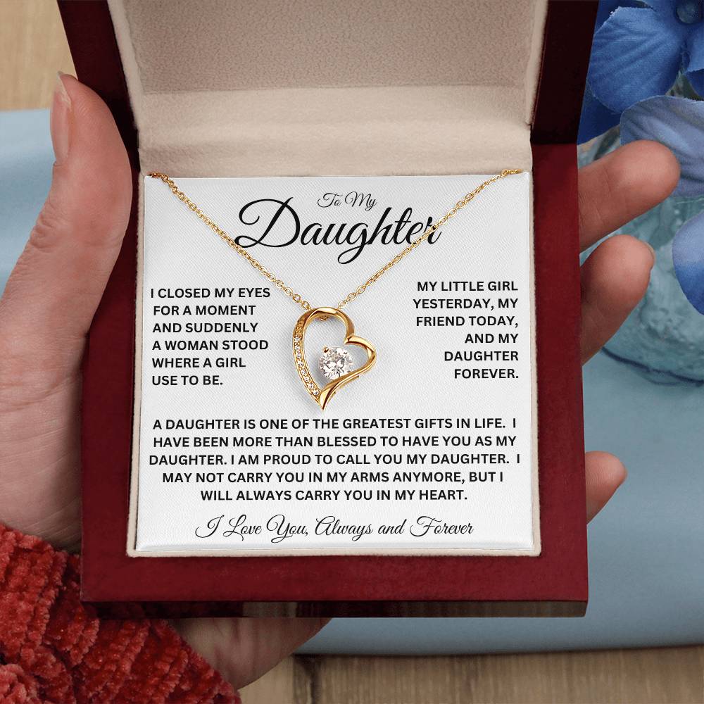 Daughter - My Daughter Forever Necklace