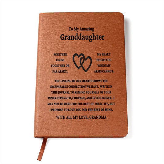 Granddaughter Linked Hearts Journal