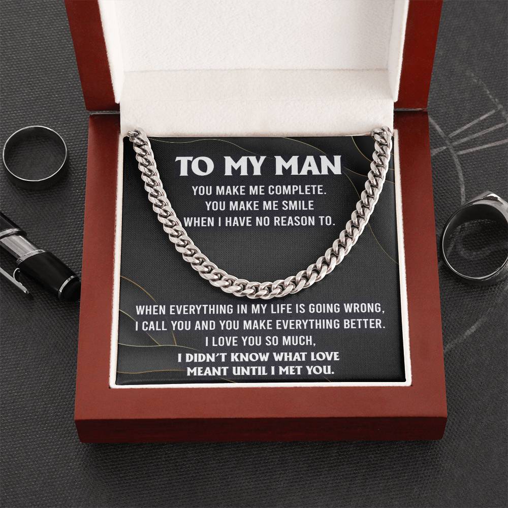 My Man-Make Me Complete Cuban Chain