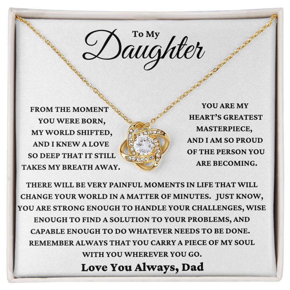 Daughter- My World Shifted Necklace