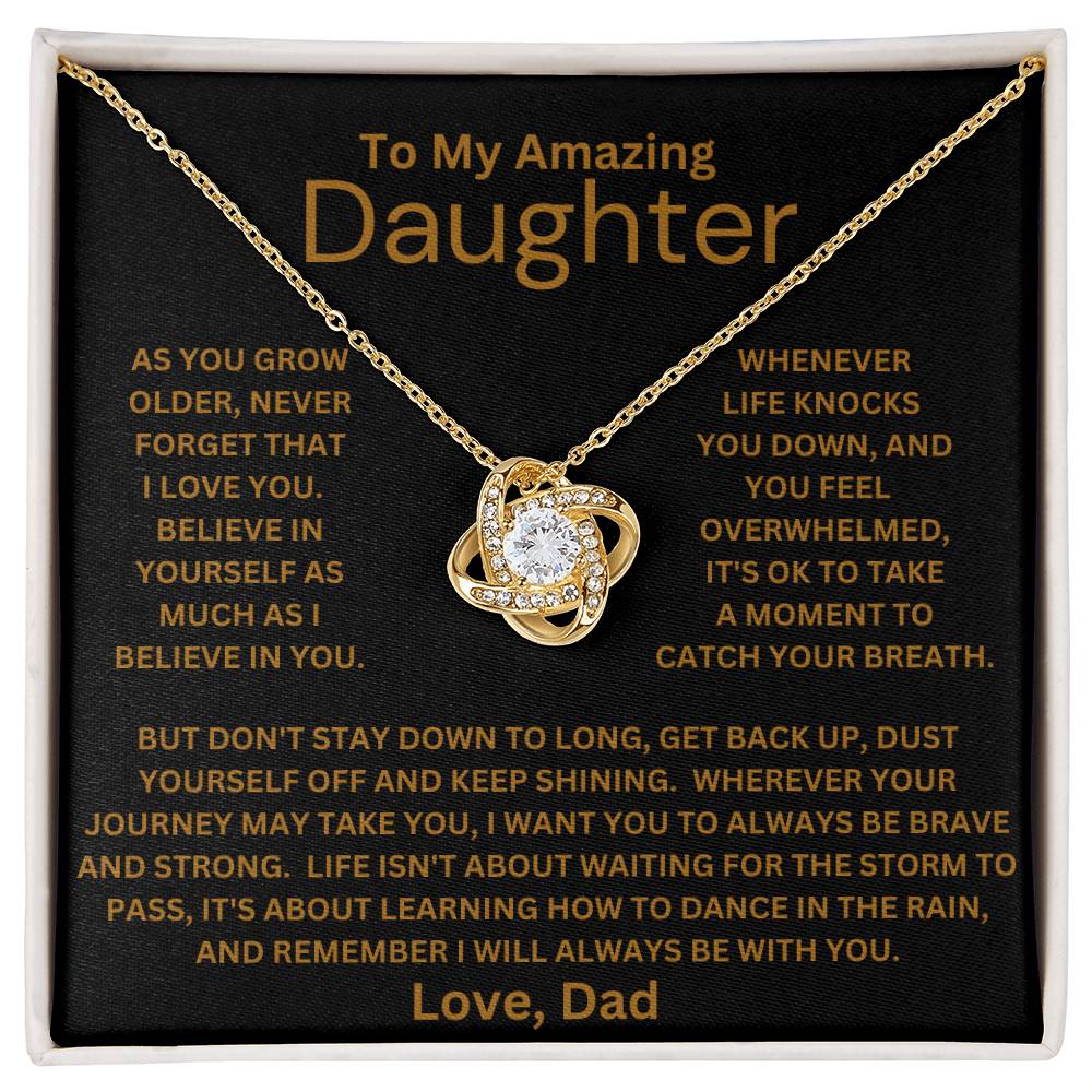 Daughter-I Love You Necklace