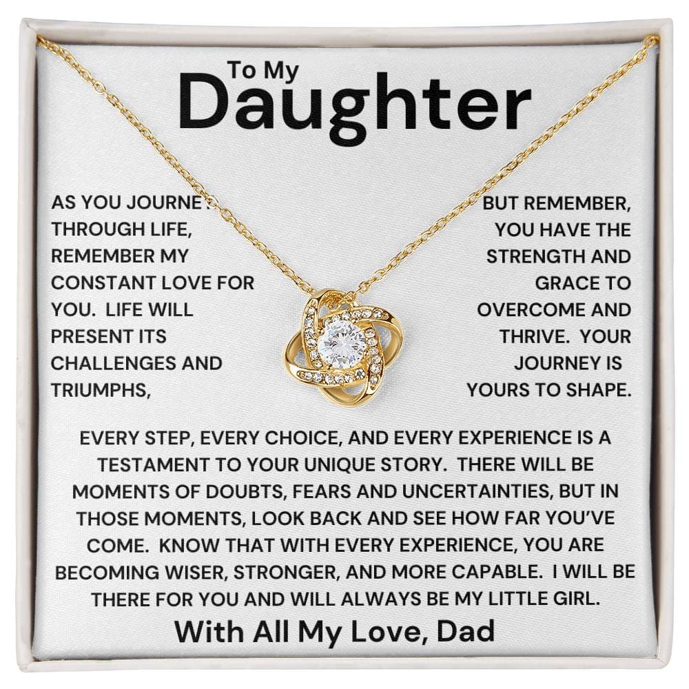 Daughter - Your Journey Necklace