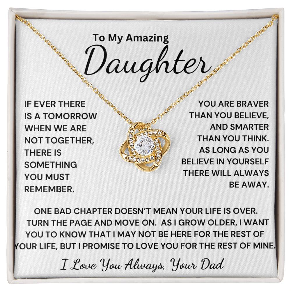 Daughter - You Are Amazing Necklace