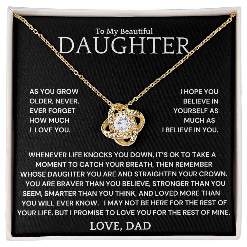 Daughter - Straighten Your Crown Necklace