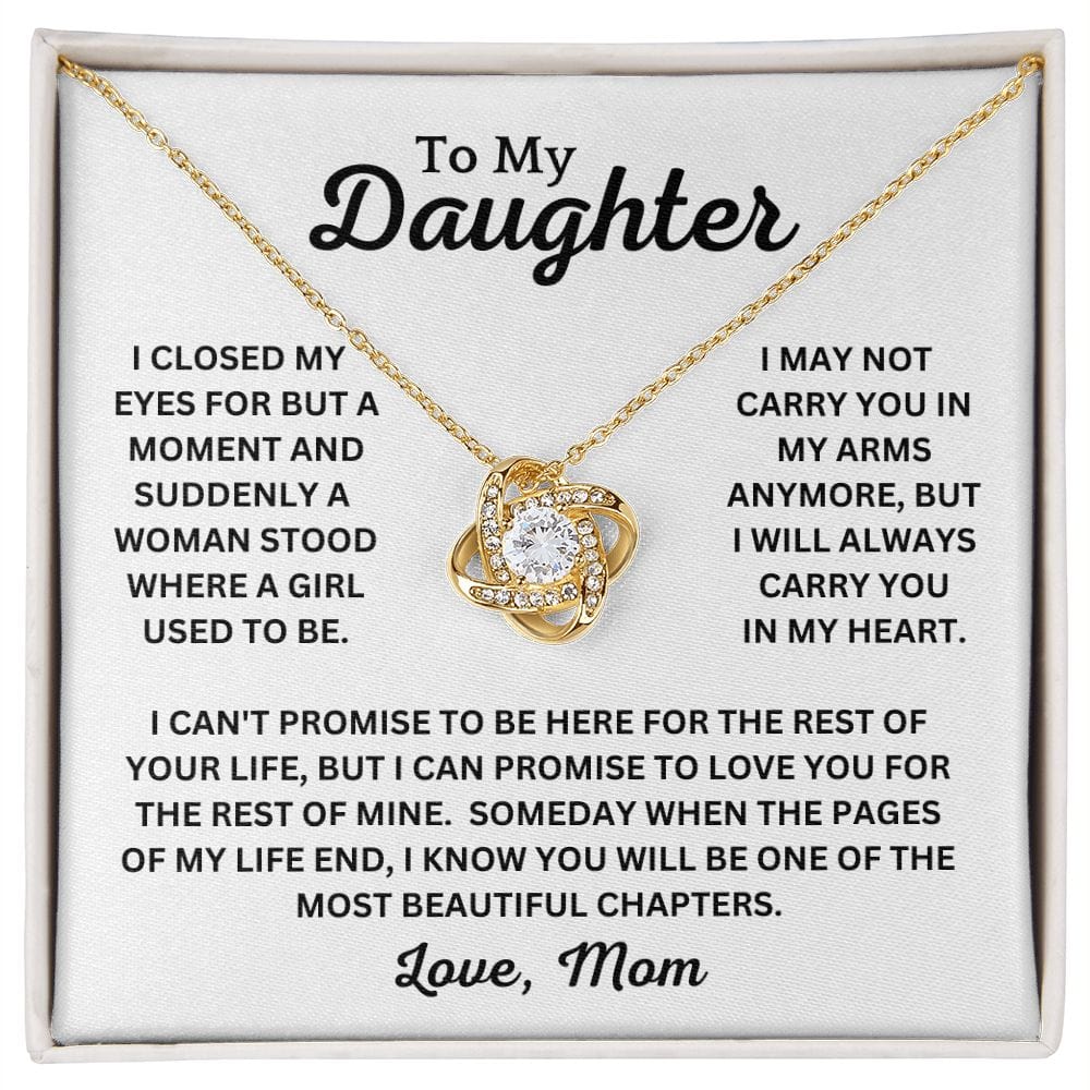 Daughter-Woman Stood-Necklace