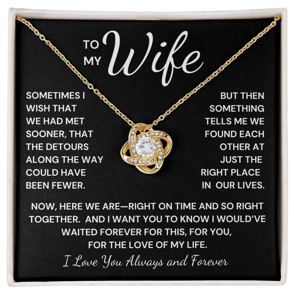 Wife - Here We Are Together Necklace