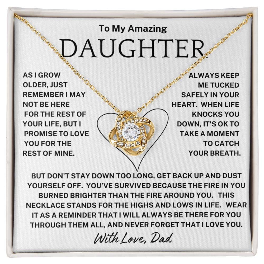 Daughter Highs & Lows Of Life Necklace