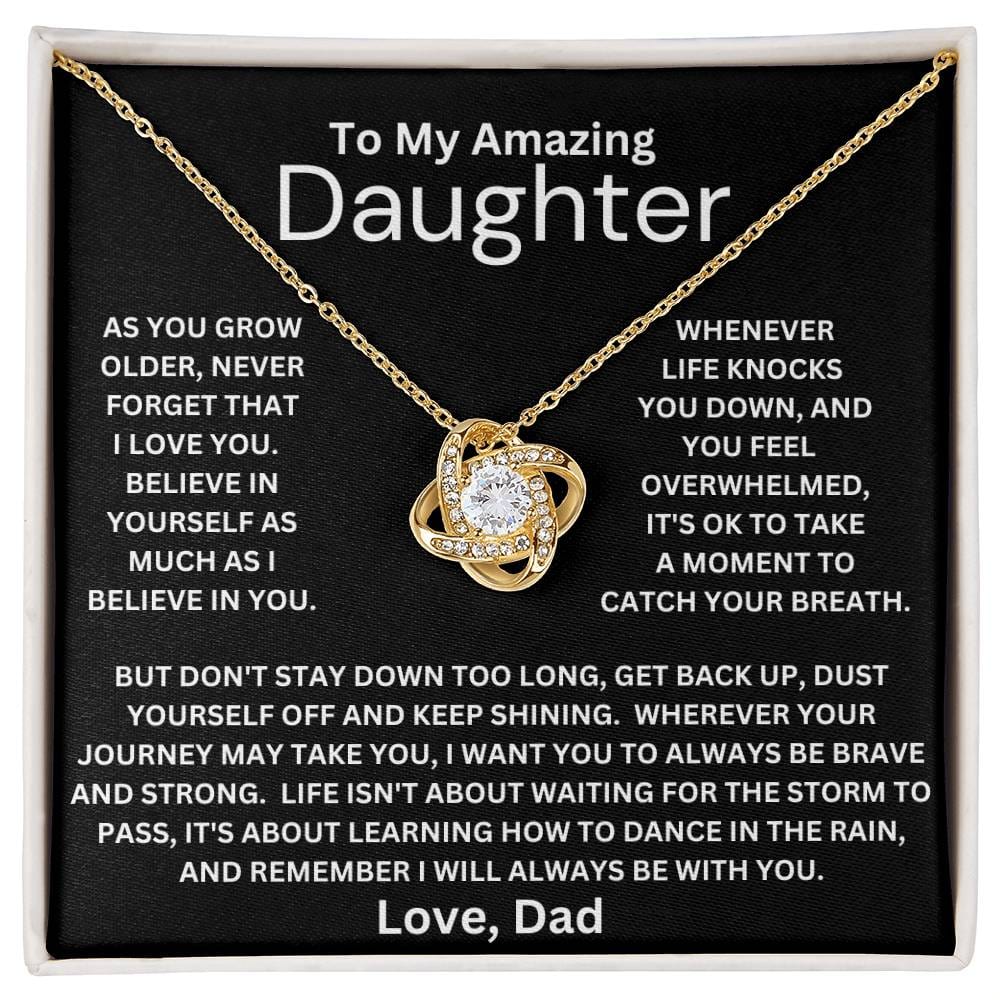 Daughter-I Will Always Be With You Necklace (Limited Supply)