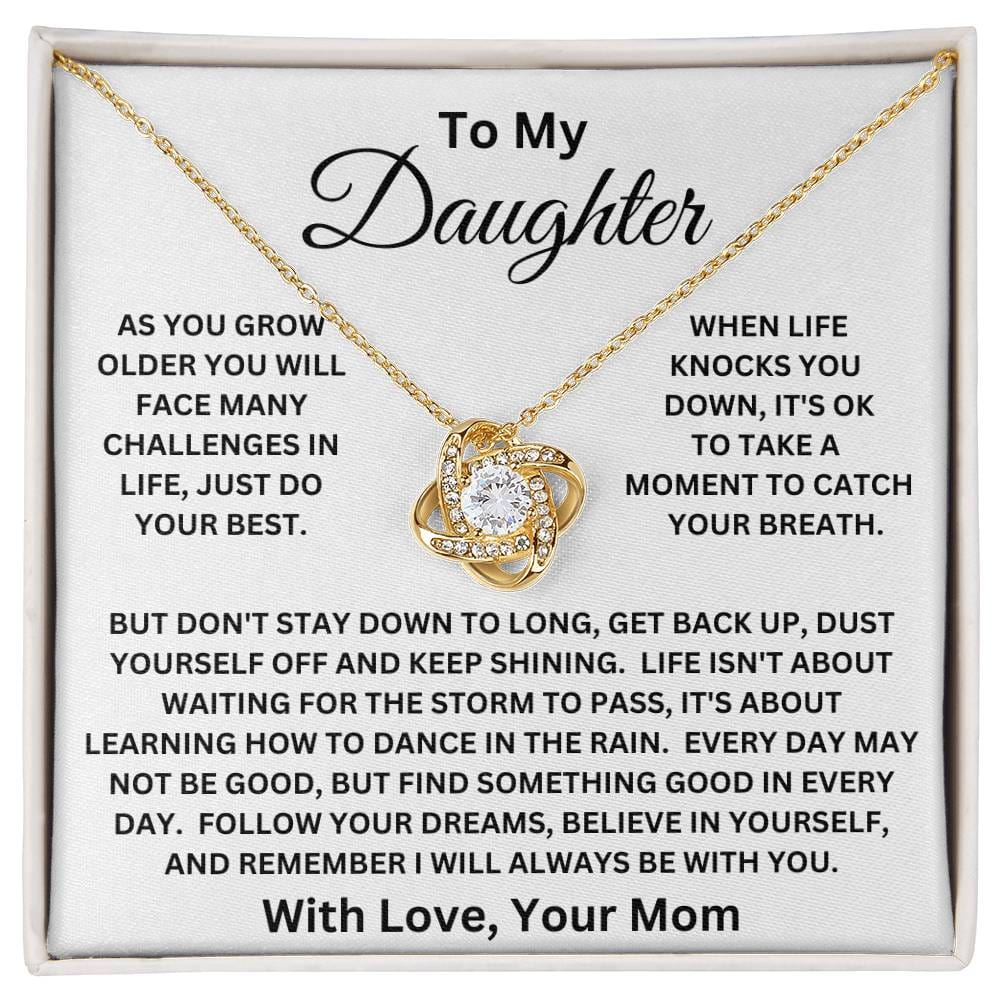 Daughter-Just Do Your Best Necklace