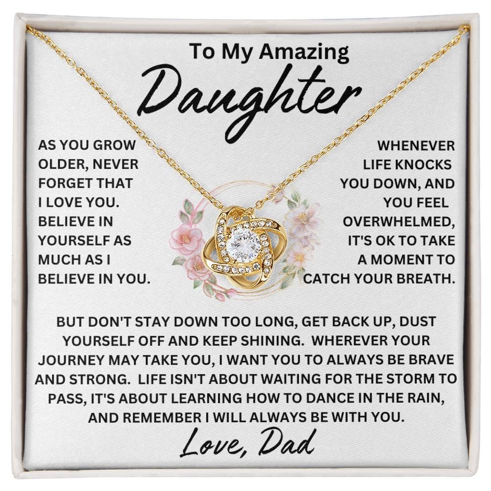 Daughter - My Amazing Daughter Necklace