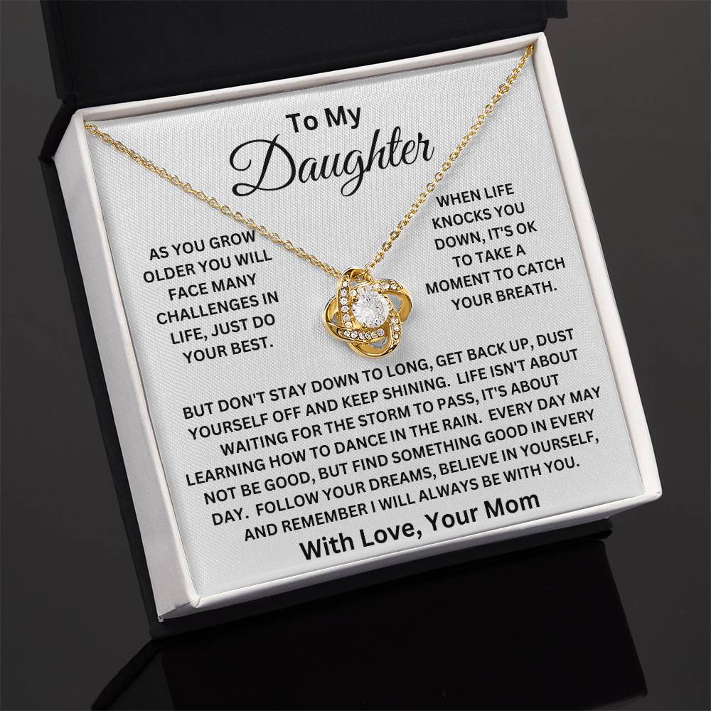 Daughter-Just Do Your Best Necklace