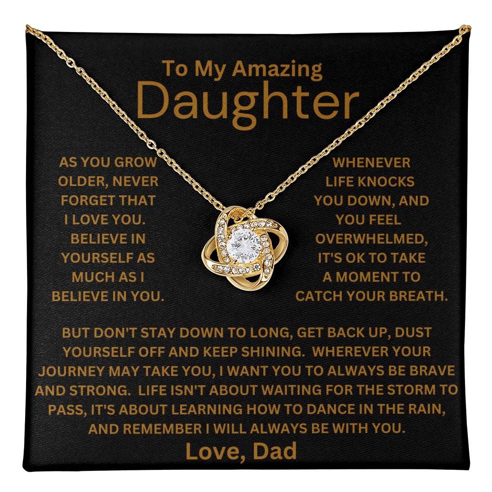 Daughter-I Love You Necklace