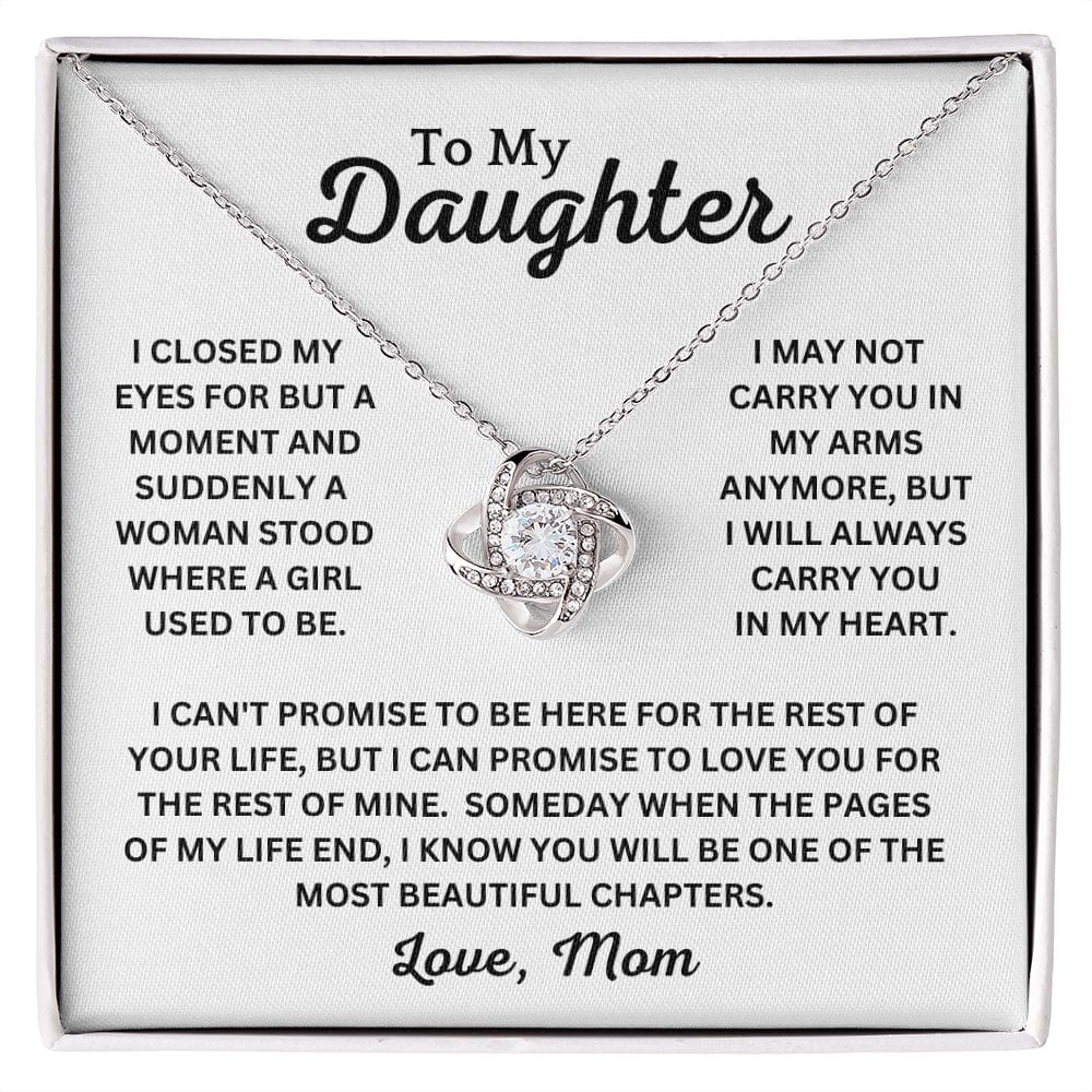 Daughter-Woman Stood-Necklace