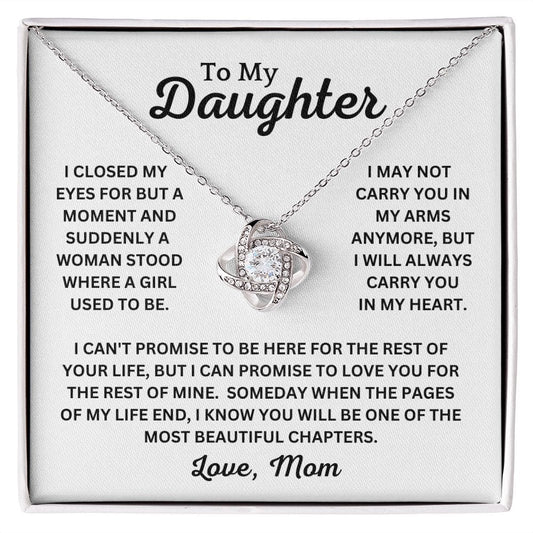 Daughter-Woman Stood-Necklace