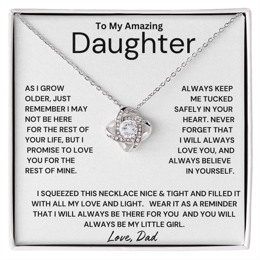 Daughter - Squeezed Nice and Tight Necklace