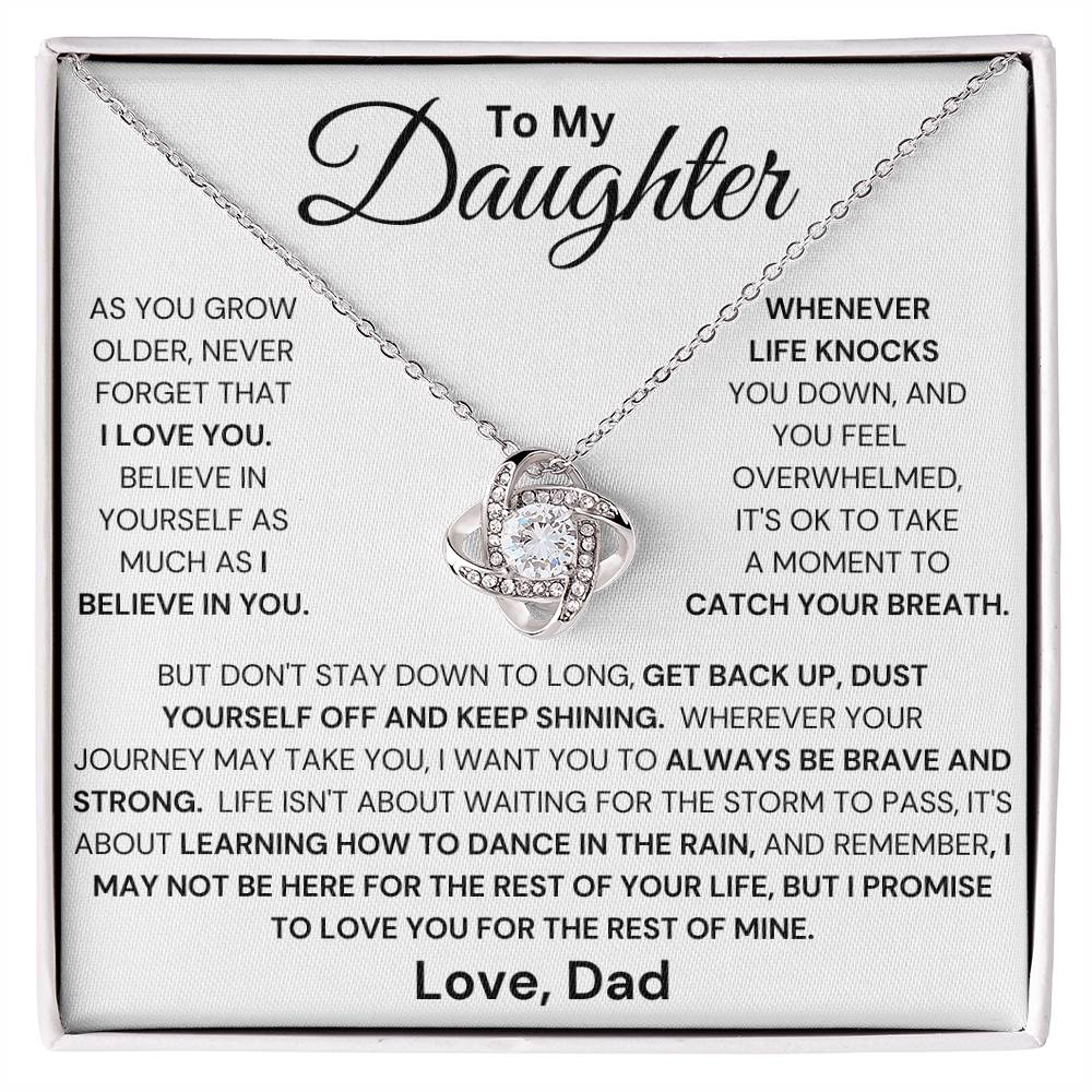 Daughter-I Promise To Love You Necklace