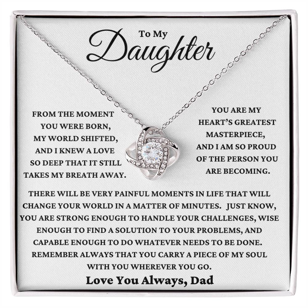 Daughter- My World Shifted Necklace