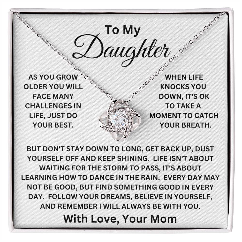 Daughter-Just Do Your Best Necklace