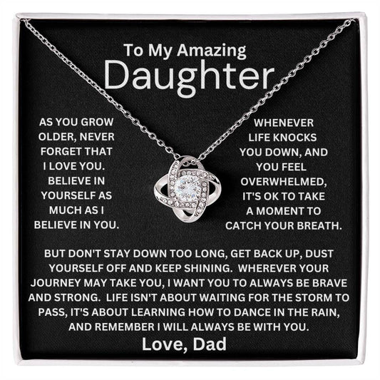 Daughter-I Will Always Be With You Necklace (Limited Supply)