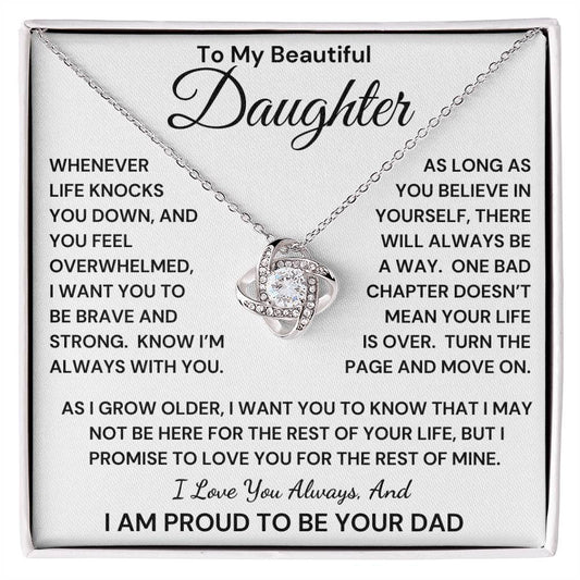 Daughter - As Long As You Believe Necklace