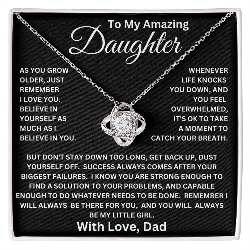 Daughter-Success Always Comes Necklace