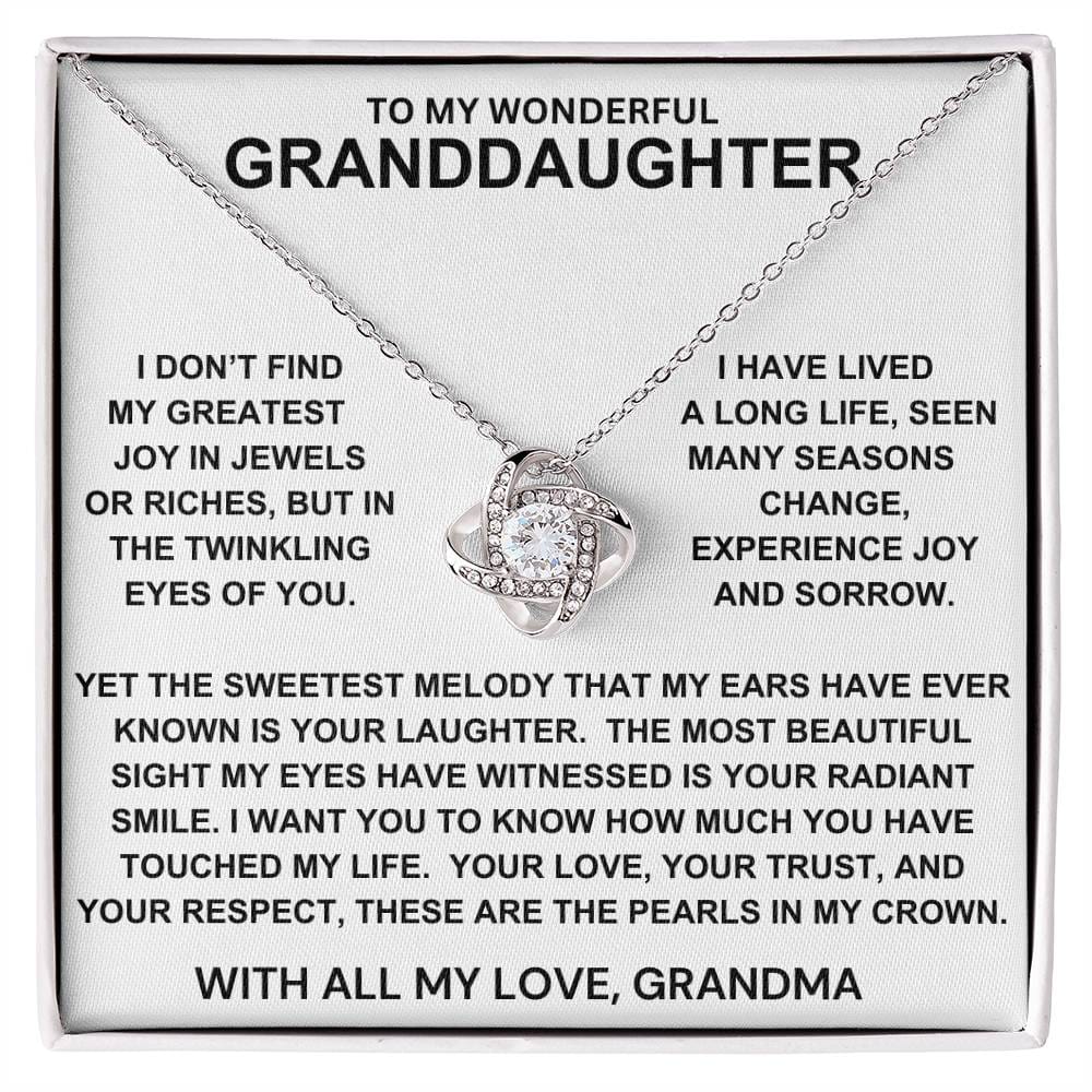 Granddaughter-The Sweetest Melody Necklace