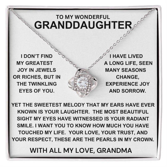 Granddaughter-The Sweetest Melody Necklace