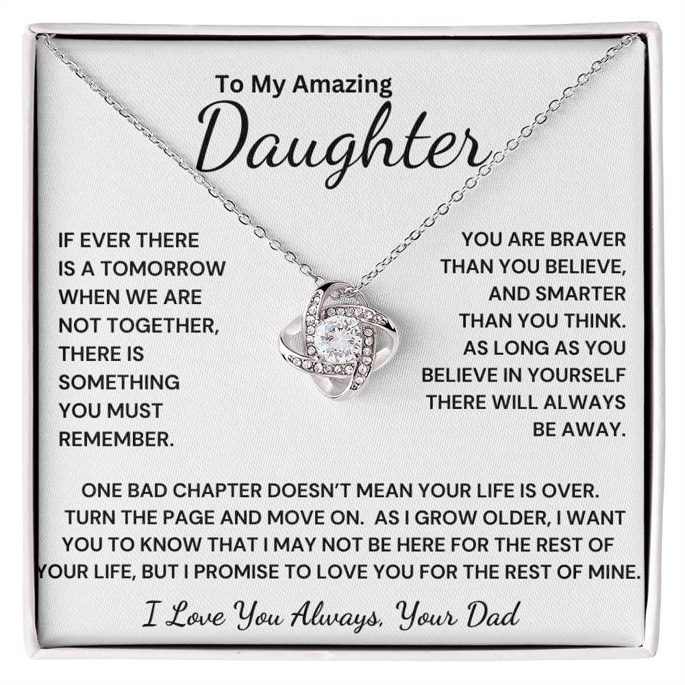 Daughter - You Are Amazing Necklace