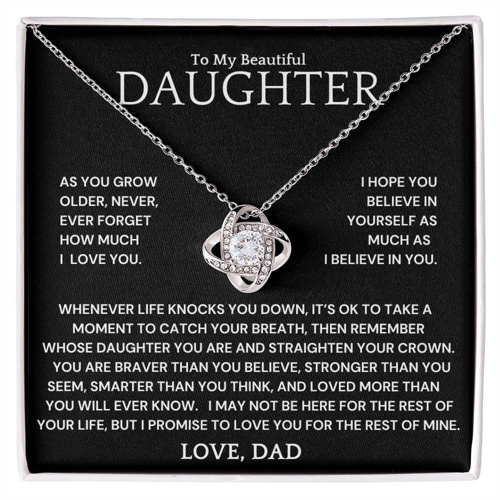 Daughter - Straighten Your Crown Necklace