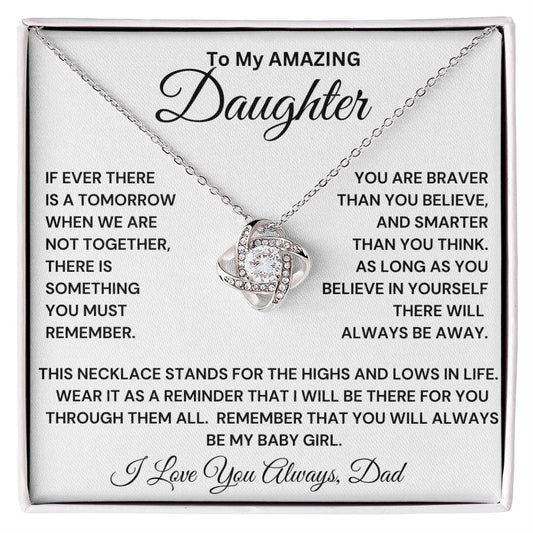 Daughter -Something You Must Remember Necklace