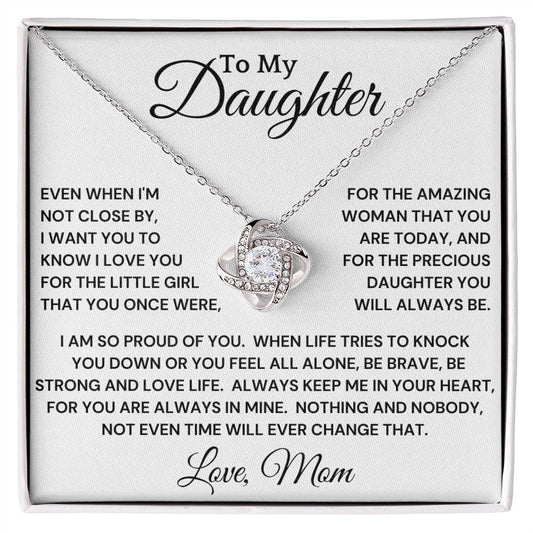 Daughter  Close By Me Necklace