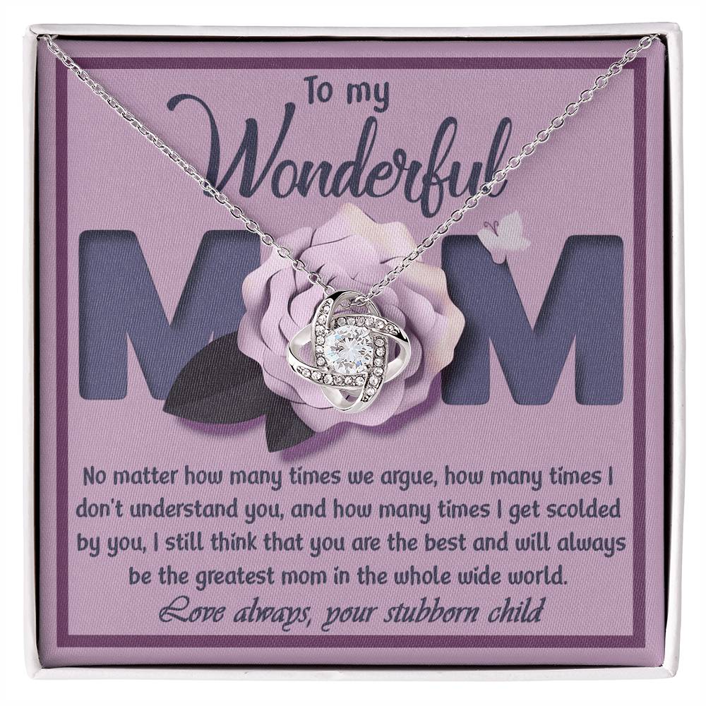 Mom - "The Greatest Mom" Necklace