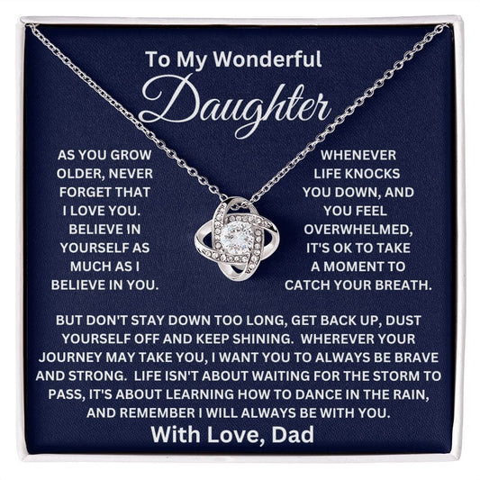 Daughter-Brave and Strong-Necklace