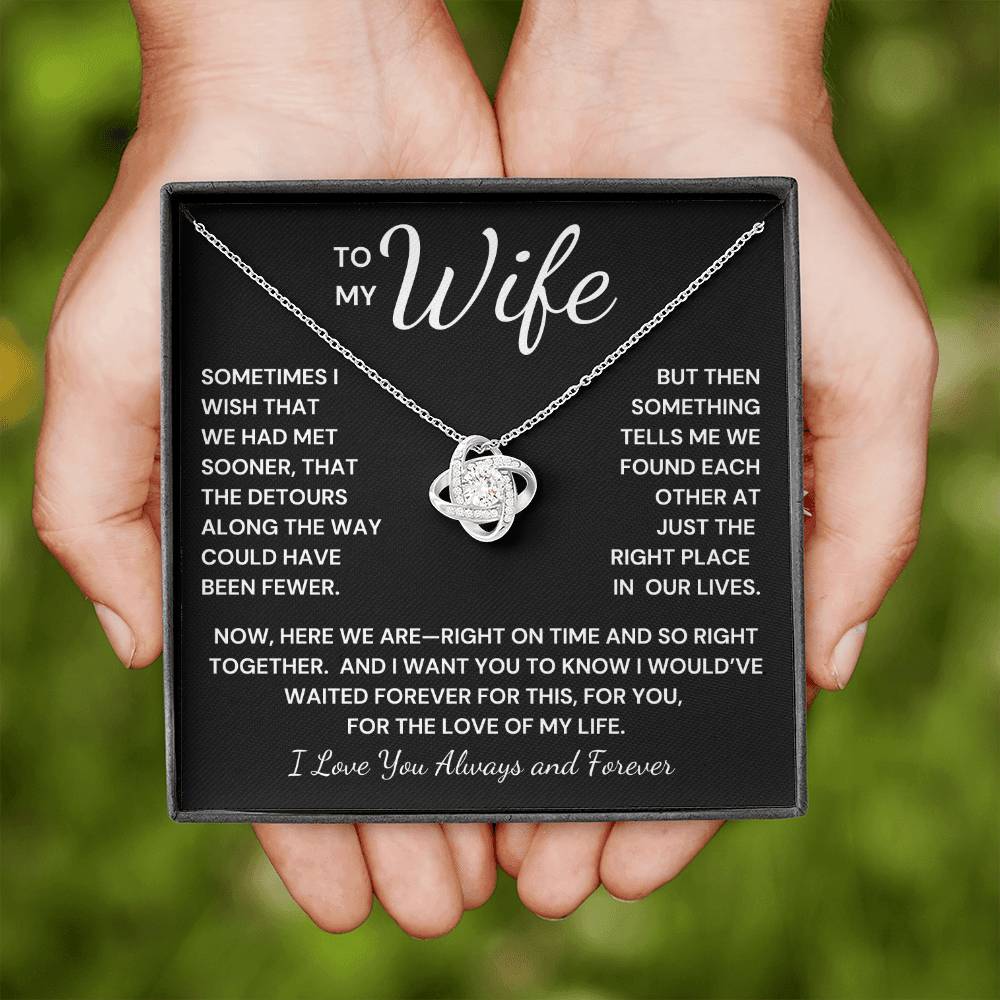 Wife - Here We Are Together Necklace