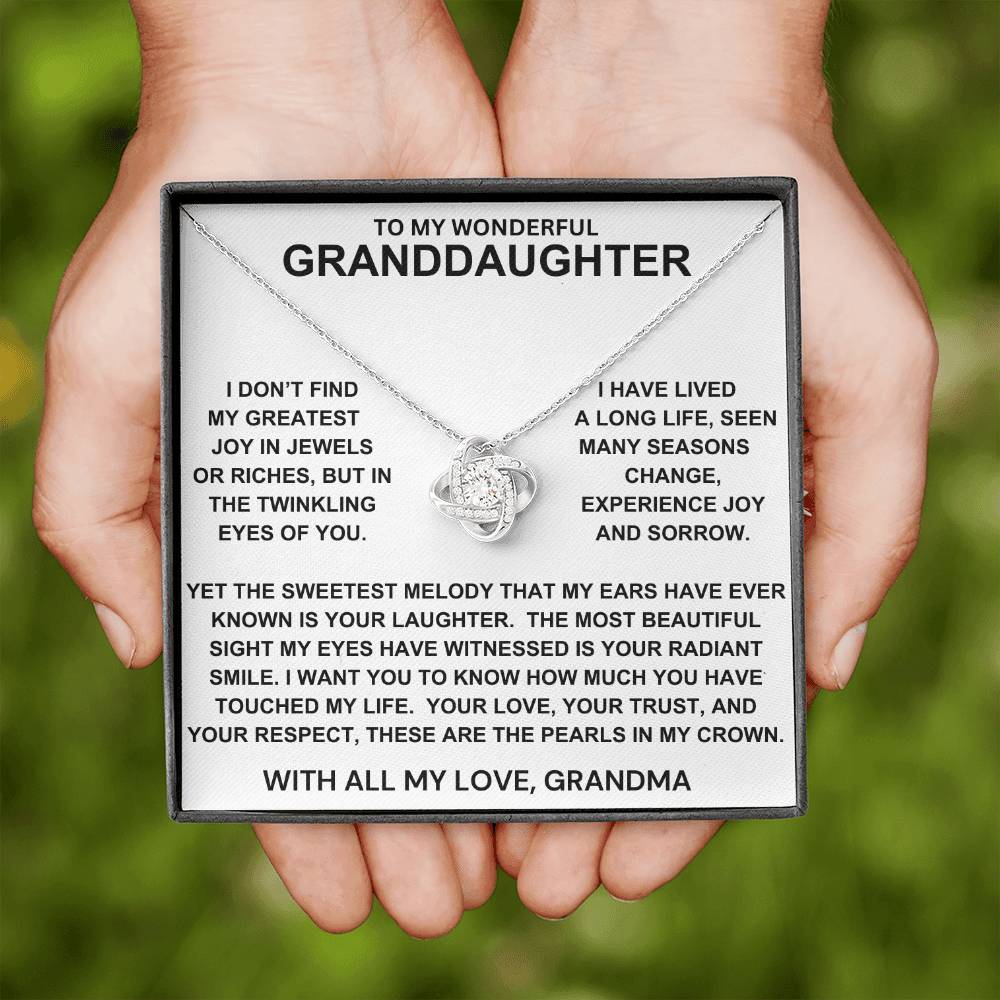 Granddaughter-The Sweetest Melody Necklace