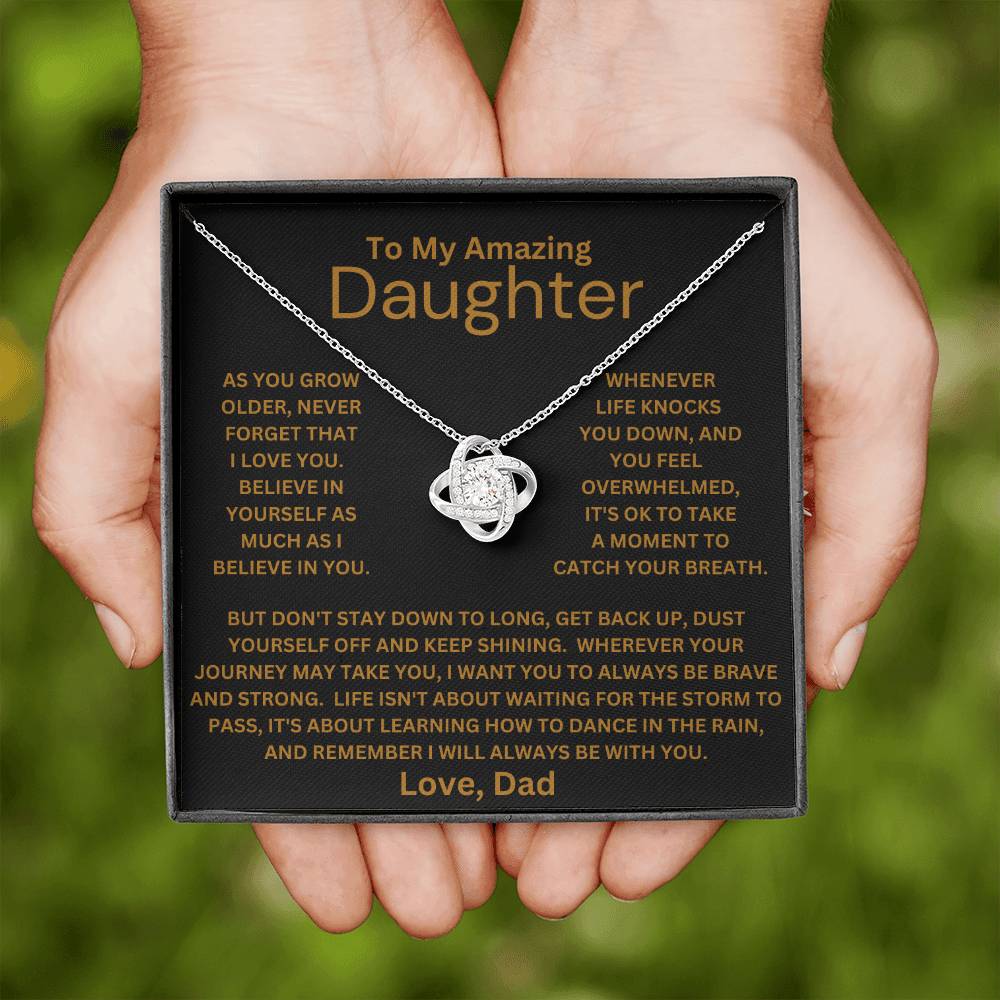 Daughter-I Love You Necklace