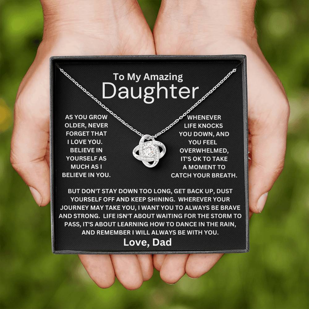 Daughter-I Will Always Be With You Necklace (Limited Supply)