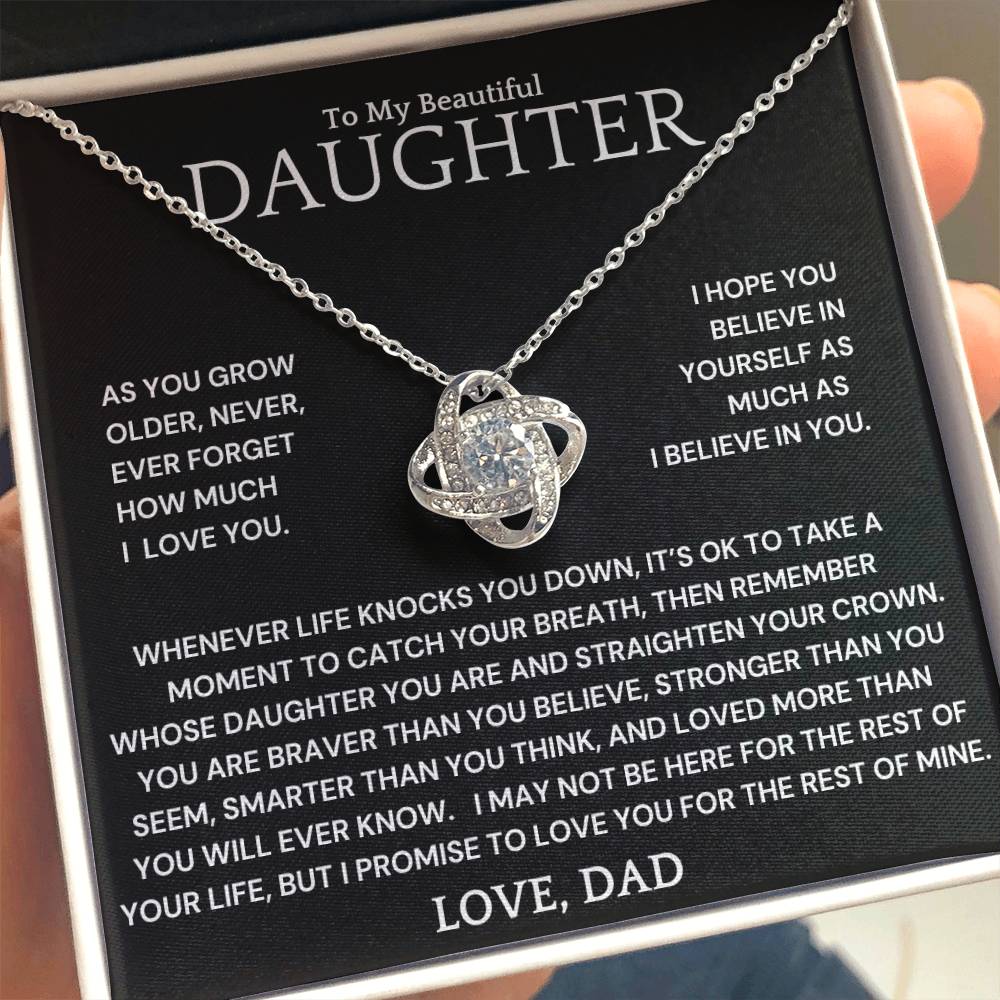 Daughter - Straighten Your Crown Necklace