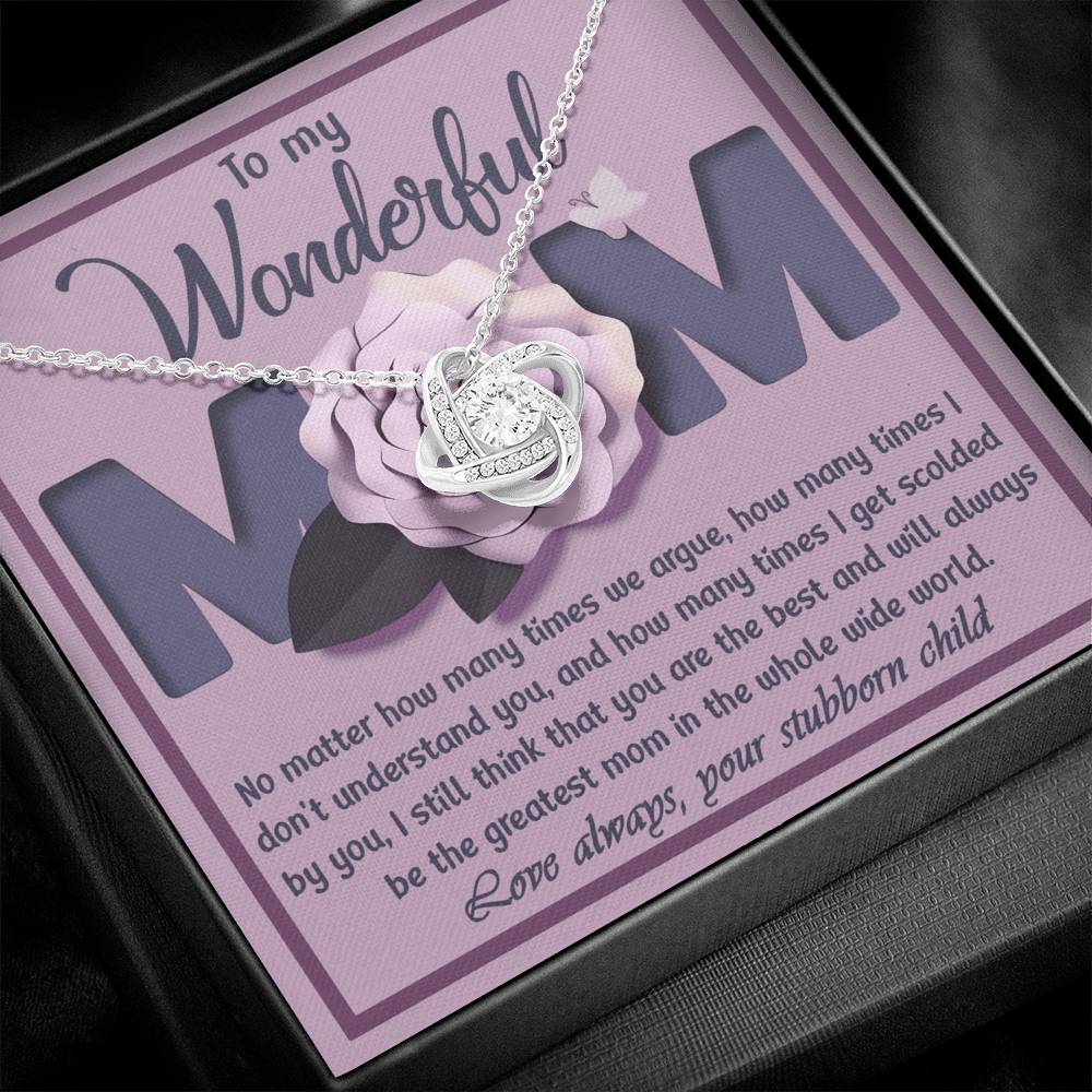 Mom - "The Greatest Mom" Necklace