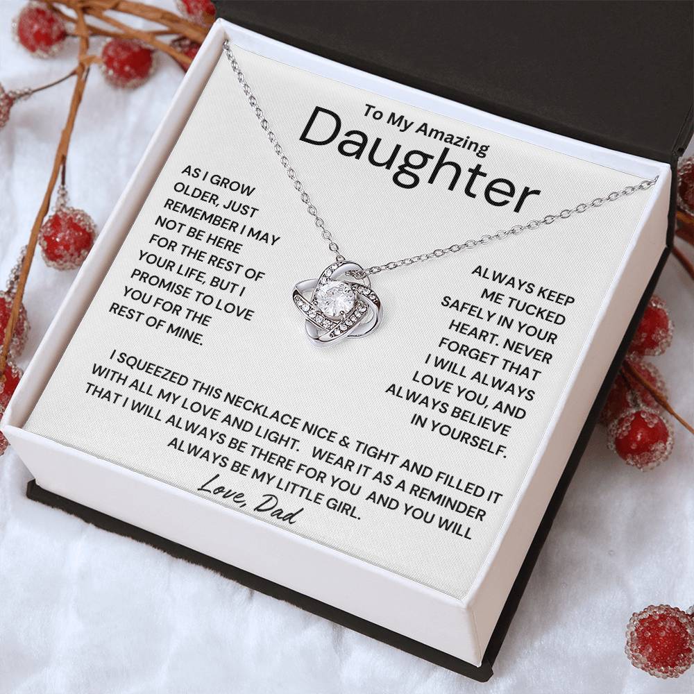 Daughter - Squeezed Nice and Tight Necklace