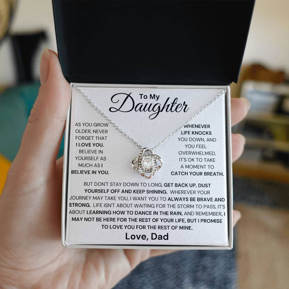 Daughter-I Promise To Love You Necklace