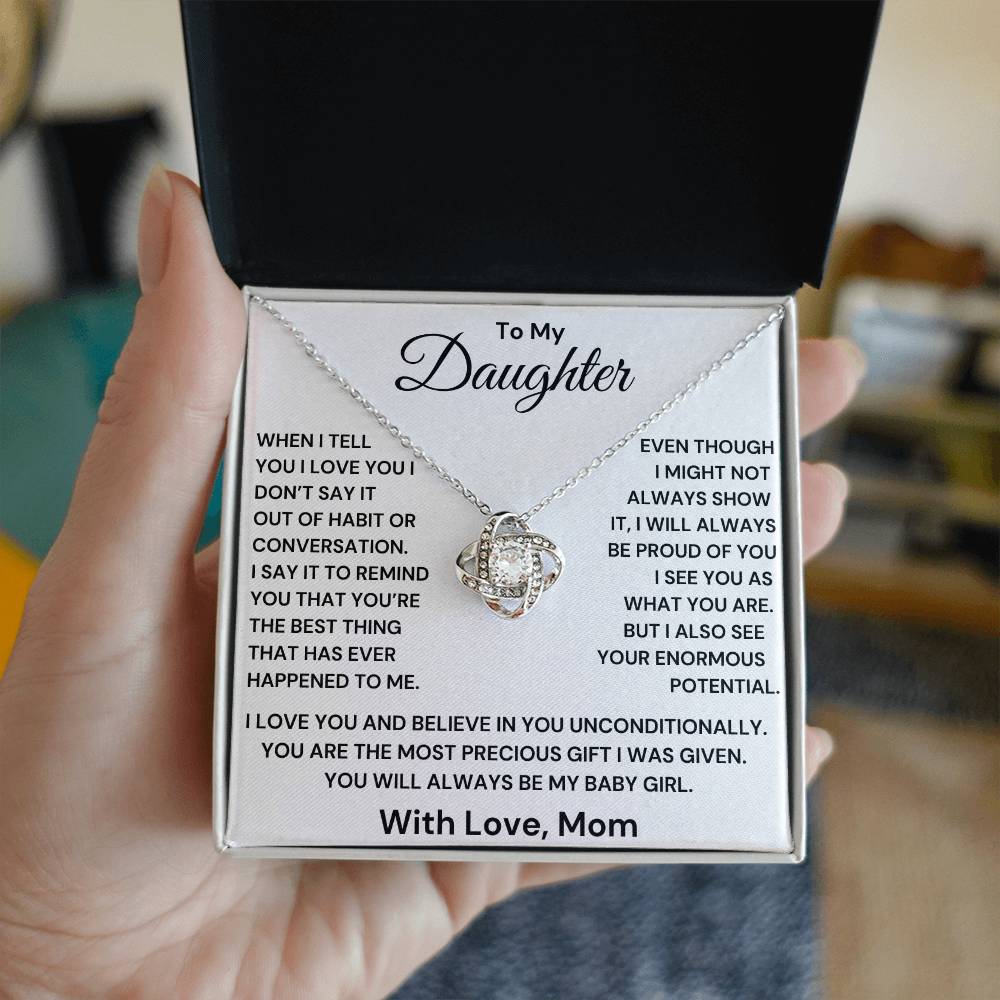 Daughter- I Will Always Be Proud Of You Necklace