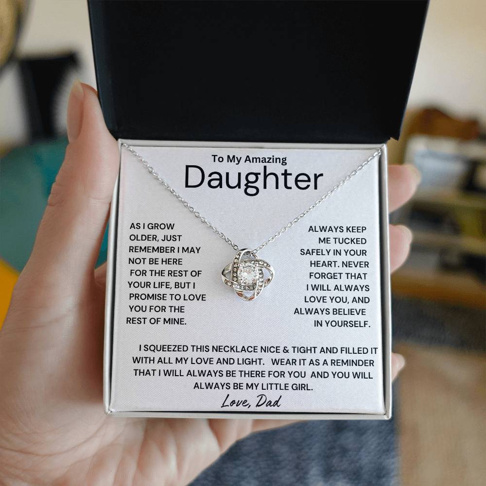 Daughter - Squeezed Nice and Tight Necklace