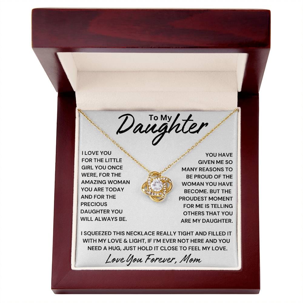 Daughter - My Proudest Moment Necklace