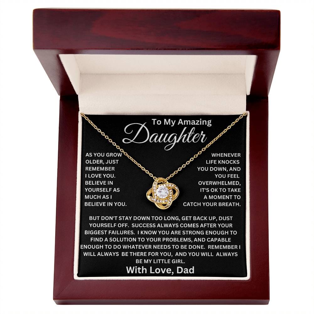 Daughter-Success Always Comes Necklace