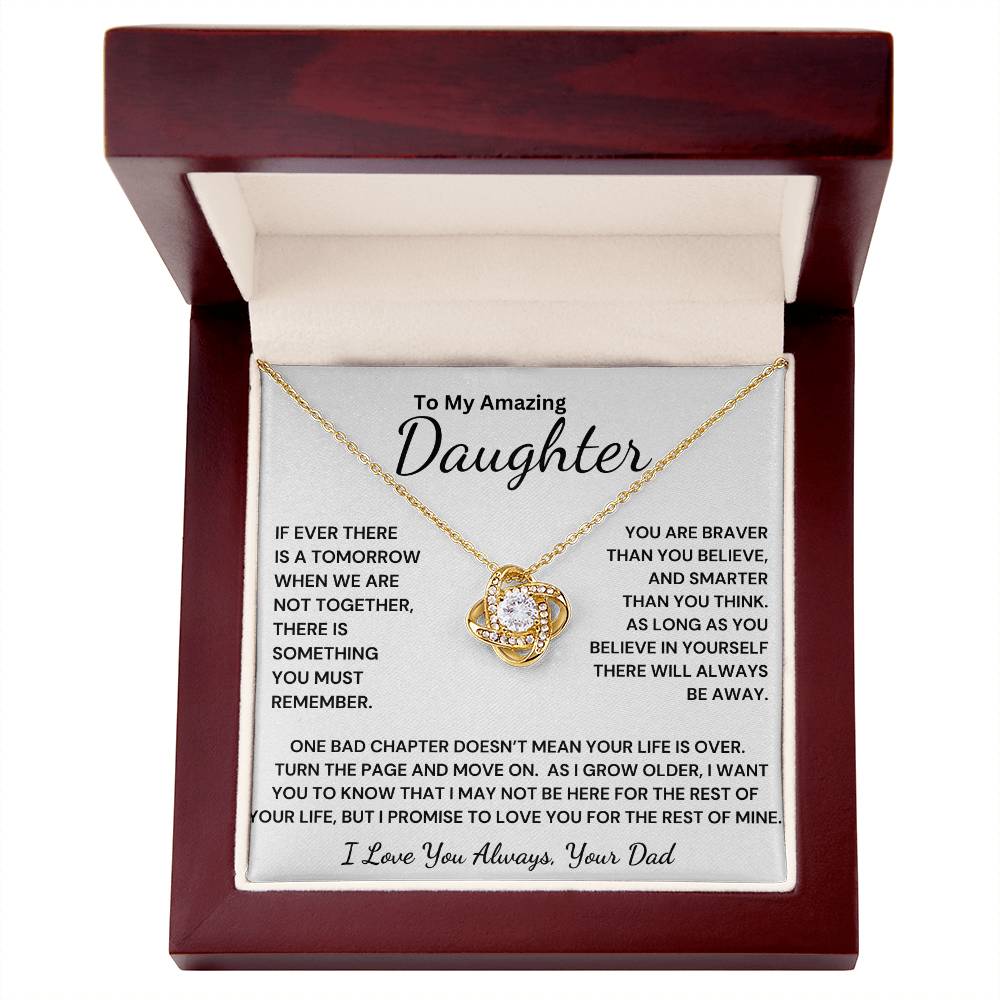 Daughter - You Are Amazing Necklace