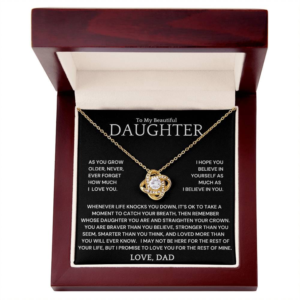 Daughter - Straighten Your Crown Necklace