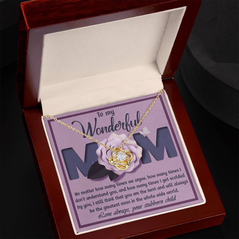 Mom - "The Greatest Mom" Necklace